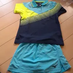 Mizuno テニスウェア ポロシャツとスカートセット