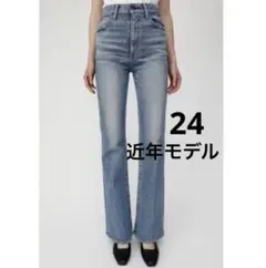 【美品】MOUSSY MVS FLARE ライトブルー 24インチ