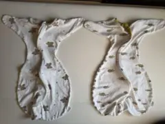 ベビー スワドル くまさん柄　オリーブ柄　モロー反射防止 Mサイズ