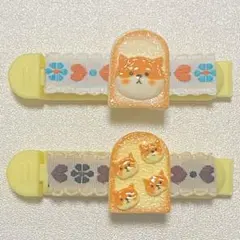 犬パン　袋止めクリップ　食品保存　キッチン　文房具