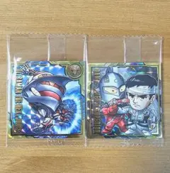 ウルトラマンシールウエハース5 シークレット 2枚 ディフォルメ