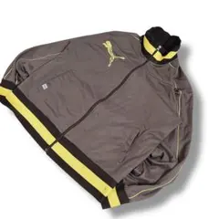 PUMA プーマ トラックジャケット ブラウン ジャージ XL相当