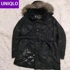 UNIQLO Y2K お兄系 ファー　ダウン モッズ　ジャケット OLDユニクロ