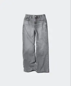 【美品】UNIQLO ワイドストレートジーンズ