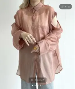 w closet 2wayシアーシャツのサムネイル