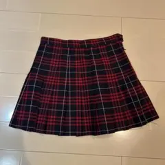 American Apparel チェック柄プリーツスカート M
