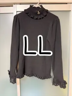 青木美沙子×ニナス×しまむら　m♡petitタートルニット　LLサイズ