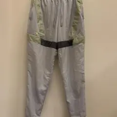 NIKE x CLOT コラボ　ライトグレー ナイロンメッシュジョガーパンツ　Mのサムネイル