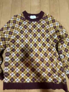 Sonny Label チェック柄ニットセーターのサムネイル