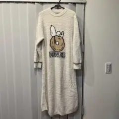 ★美品★une nana coolスヌーピーワンピースロングルームウェア M~L