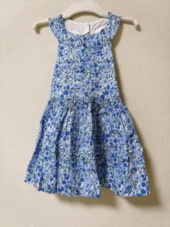 新品未使用♡Jacadi♡リバティノースリーブワンピース♡5A(110cm