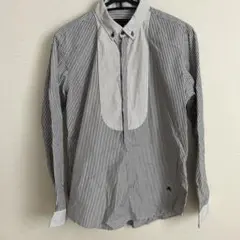 Burberry black labelストライプ シャツ