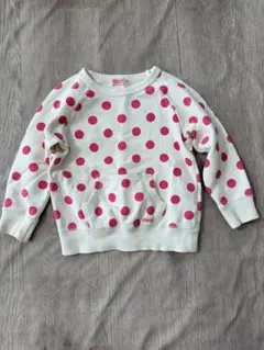 Hot Biscuits milkbite 水玉模様 トップス 110