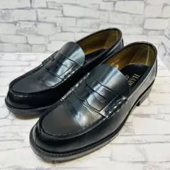 未使用級 HARUTA ローファー 黒 25.5cm