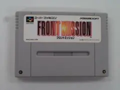 Q075 中古 フロントミッション 動作確認済み ソフトのみ スーパーファミコン