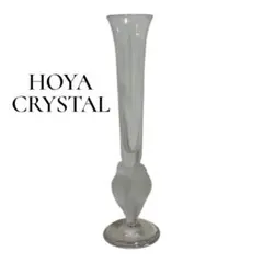 【レア】一輪挿し 花瓶 鳥　HOYA クリスタル　箱付き　株式会社