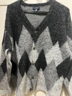 【BACK NUMBER 】アーガイル/ニット カーディガン