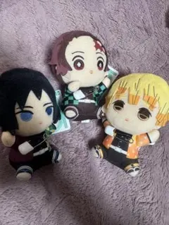 鬼滅の刃　ぬいぐるみバッジ　3つ