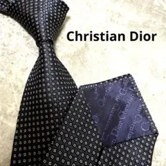 【✨美品✨】Christian Dior ネクタイ ドット柄 ワンポイントロゴ