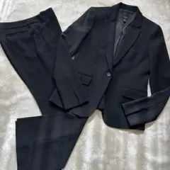 大きいサイズ　美品　iCB complete　パンツスーツ　セットアップ　黒