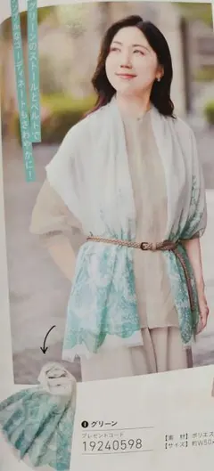 登*★様 非売品　近沢レース店コラボ　オリジナルレース柄ストール2点セット