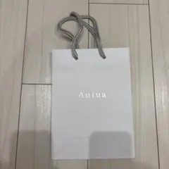 Aujua ショップ袋 ホワイト　オージャ　紙袋 ショップ袋　ショッパー　美容院のサムネイル