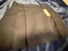 GU サイドプリーツスカート ネイビー XL