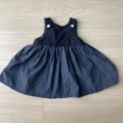 ネイビー ノースリーブ ワンピース70cm