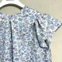 ハンドメイド♡LIBERTY ショルダーギャザーフレンチス リーブブラウスのサムネイル