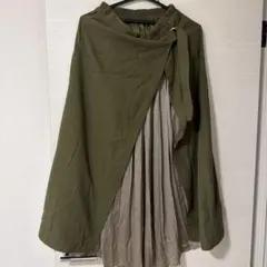 EVERY VERY by nice claup プリーツラップスカート