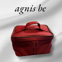 m*a様 agnis be サザビー　アニエスベー　バニティ型ポーチ赤 バッグ
