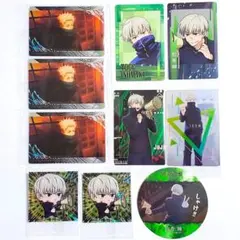 呪術廻戦 カード コースター シール 狗巻棘 10点セット