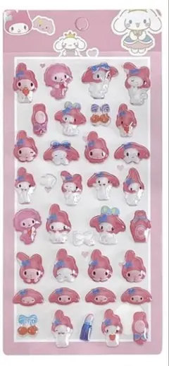 マイメロディ　ぷくぷくシール