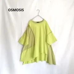 ばーばら様専用 美品 OSMOSIS オズモーシス 切替アシンメトリーカットソーのサムネイル