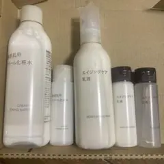無印　敏感肌用クリーム化粧水2点・エイジング　乳液2点・化粧水1点のサムネイル