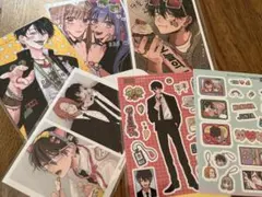 とことんクズな渡良瀬なのに イラストカード ステッカー 韓国版
