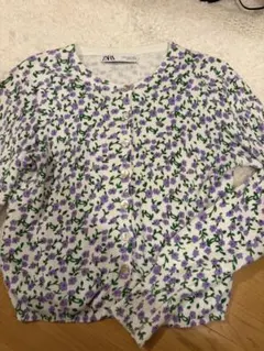 ZARA 花柄カーディガンのサムネイル