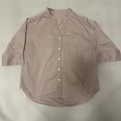 GU スキッパーシャツ ベージュ S