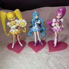 ハートキャッチプリキュア キューティーフィギュア 3点セット