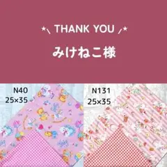 みけねこ様 リクエスト 2点 まとめ商品 ランチョンマット ハンドメイド