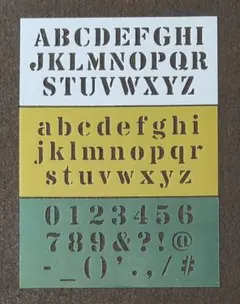 ステンシルシート ステンシル