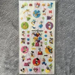 22.【未使用】ぷっくりラメシール　ディズニーキャラクター