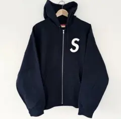Supreme S Logo Zip Up Hooded Sweatshirt