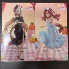 ラウンドワン限定 ウマ娘 オルフェーヴル&スティルインラブ フィギュア 2点②