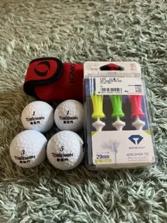 【おまけ付き】TOBIEMON ゴルフボール4個とティーセット