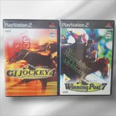 PS2　ソフト　ジーワンジョッキー4　ウイニングポスト7　まとめ売り