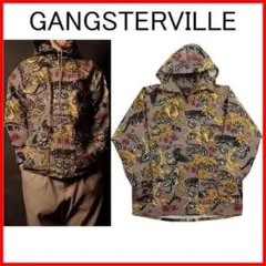 b*r様 GANGSTERVILLE ギャングスタービル レオパードパーカー　Ｍ GANGSTERVILLE ギャングスタービル レオパードパーカ Mサイズ - メルカリ