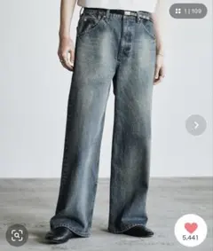 WYM / LASER FADE STANDARD STRAIGHT DENIMのサムネイル