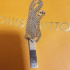 GUCCIネックレストップチェーン付き925silverハート型シルバー正規品