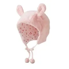ミキハウス 耳付きベビー帽子 【新品】
